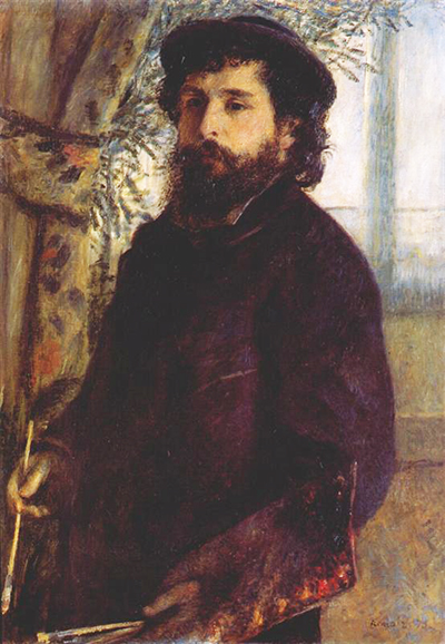 Portrait of Claude Monet Pierre-Auguste Renoir